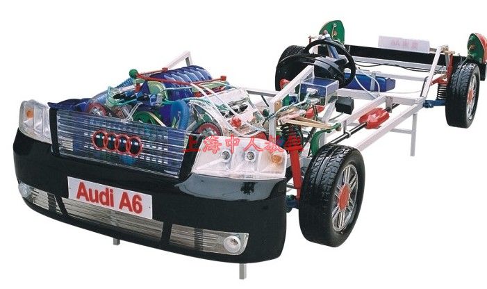 奧迪A6轎車透明整車教學模型